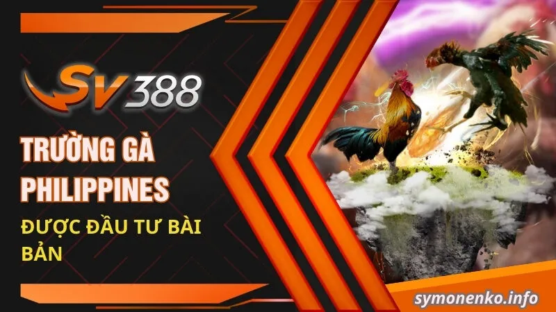 Trường gà Philippines được đầu tư bài bản